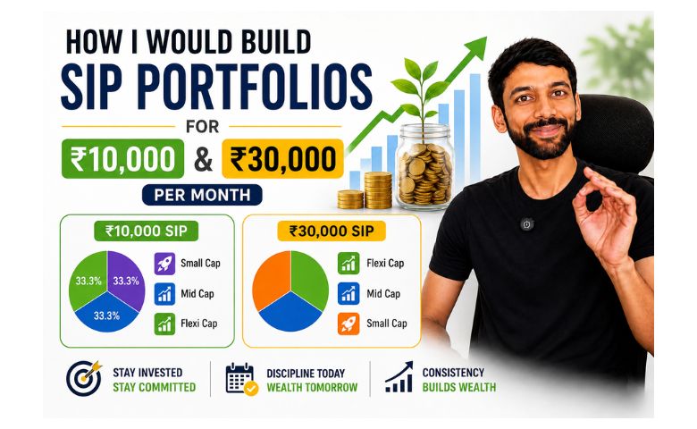 How I Would Build SIP Portfolios for ₹10,000 and ₹30,000 Per Month